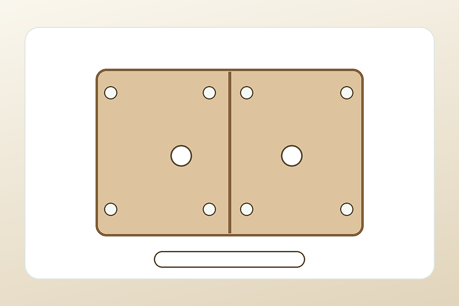 Cabinet door bumpers and small DIY hardware